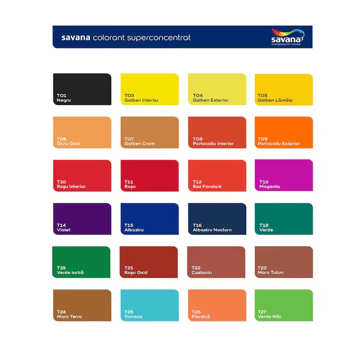 Colorant SAVANA T21 Roșu Oxid, 30 ml - Intensitate și Versatilitate pentru Finisaje Perfect - imagine 3